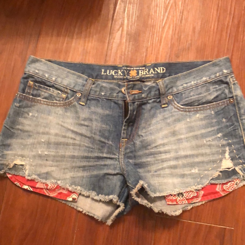 Lucky brand jean shorts